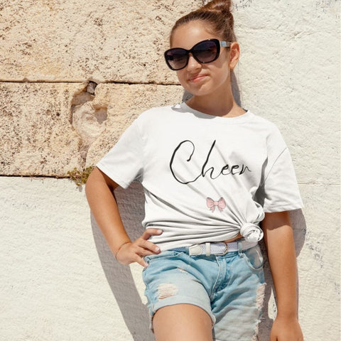 Cheer Bow - Kids Organic Shirt Kids & Babys cheer shop