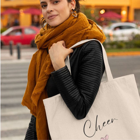 Cheer Bow - Organic Shopping-Bag Taschen cheer shop