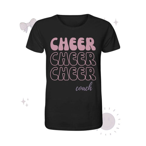 Cheer Coach - Organic Shirt Unisex-Shirts cheer shop Black XS