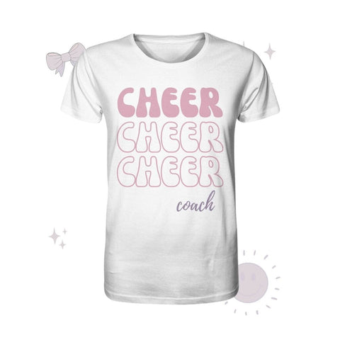 Cheer Coach - Organic Shirt Unisex-Shirts cheer shop White XS