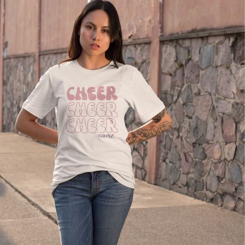 Cheer *Dein Name* - Organic Oversize Shirt Unisex-Shirts cheer shop