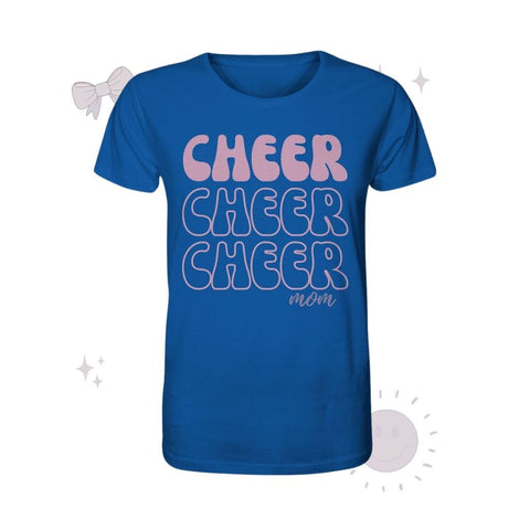 Cheer Mom - Organic Shirt Unisex-Shirts cheer shop Royal Blue XS