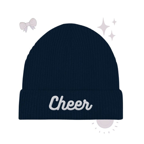 Cheer - Organic Fisherman Beanie Kappen & Mützen cheer shop French Navy One Size