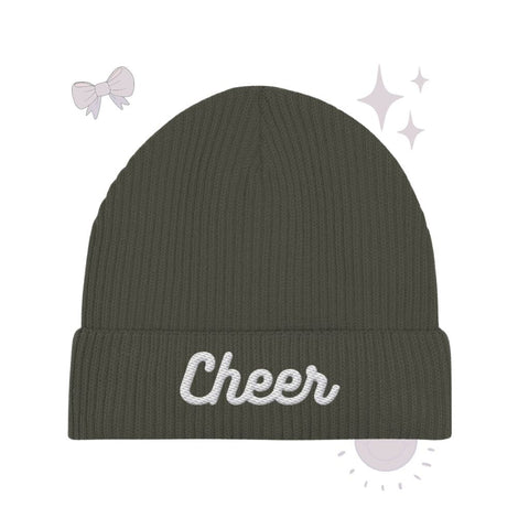 Cheer - Organic Fisherman Beanie Kappen & Mützen cheer shop Khaki One Size