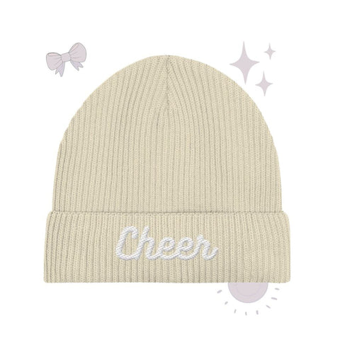 Cheer - Organic Fisherman Beanie Kappen & Mützen cheer shop Natural One Size