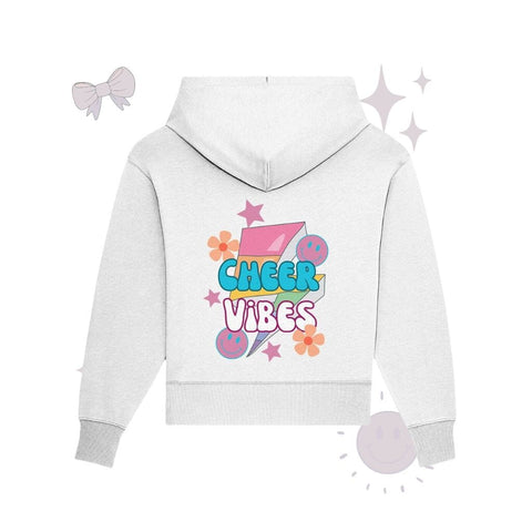 Cheer Vibes - Organic Oversize Hoodie Hoodies cheer shop White S