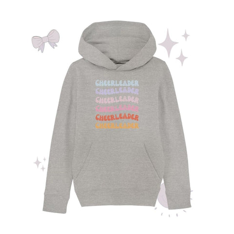 Cheerleader - Kids Organic Hoodie Kids & Babys cheer shop Heather Grey 110/116 (5-6)