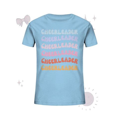 Cheerleader - Kids Organic Shirt Kids & Babys cheer shop Sky Blue 98/104 (3-4)
