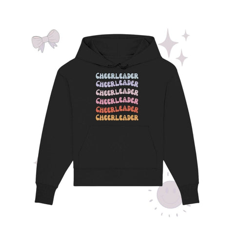Cheerleader - Organic Oversize Hoodie Hoodies cheer shop Black S