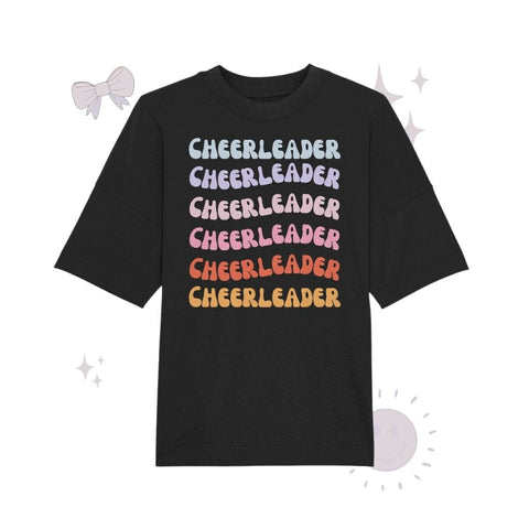 Cheerleader - Organic Oversize Shirt Unisex-Shirts cheer shop Black XS