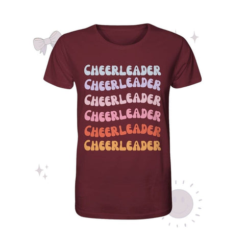 Cheerleader - Organic Shirt Unisex-Shirts cheer shop Burgundy XS