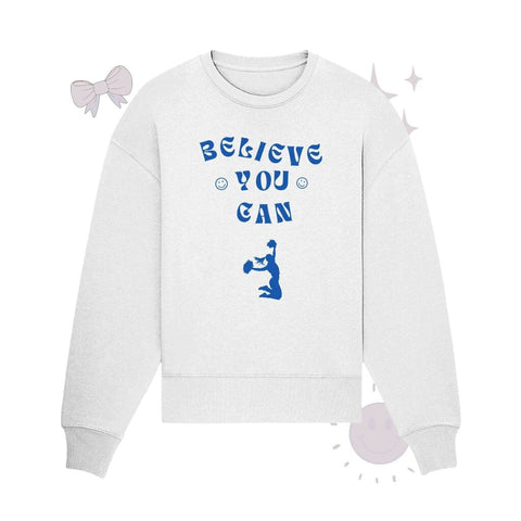 Believe you can - Organic Oversize Sweatshirt Sweatshirts cheer shop 