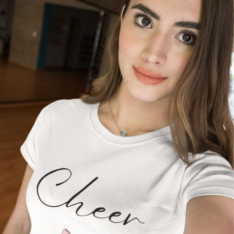 Cheer Bow - Organic Shirt Unisex-Shirts cheer shop 