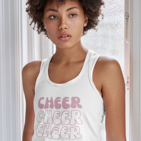 Cheer Coach - Ladies Organic Tank-Top Tank-Tops cheer shop 