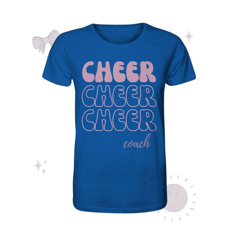 Cheer Coach - Organic Shirt Unisex-Shirts cheer shop Royal Blue XS 