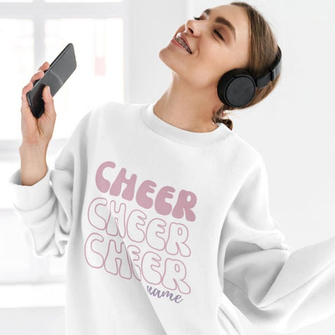 Cheer *Dein Name* - Organic Oversize Sweatshirt Sweatshirts cheer shop 