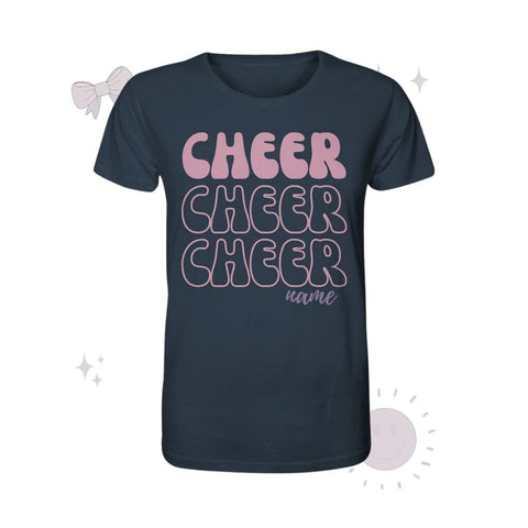 Cheer *Dein Name* - Organic Shirt Unisex-Shirts cheer shop India Ink Grey XS 