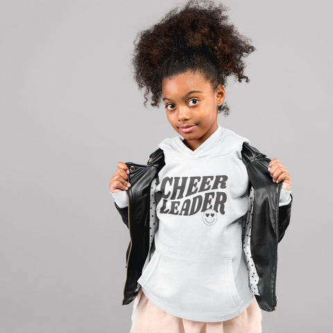 Cheer Leader Smile - Kids Organic Hoodie Kids & Babys cheer shop 