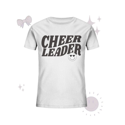 Cheer Leader Smile - Kids Organic Shirt Kids & Babys cheer shop White 98/104 (3-4) 