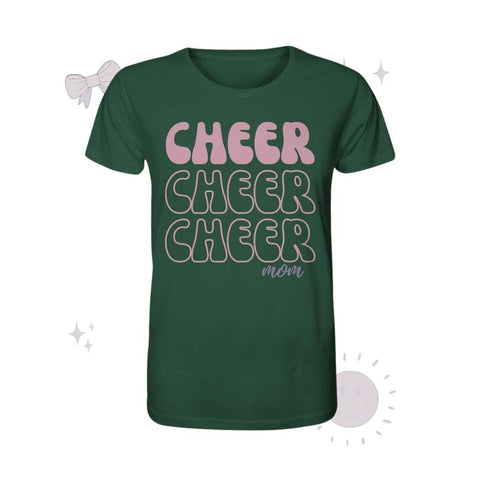 Cheer Mom - Organic Shirt Unisex-Shirts cheer shop Bottle Green XS 