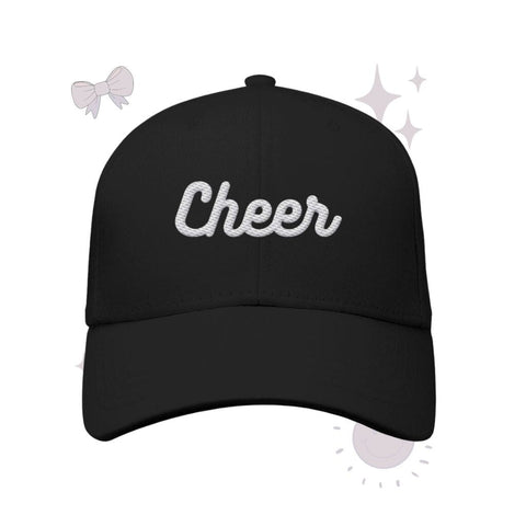 Cheer - Organic Baseball Cap Kappen & Mützen cheer shop Black One Size 