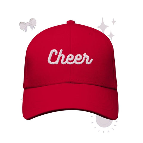 Cheer - Organic Baseball Cap Kappen & Mützen cheer shop Red One Size 