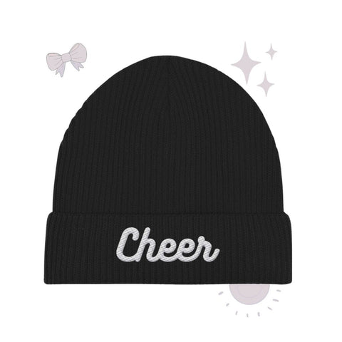 Cheer - Organic Fisherman Beanie Kappen & Mützen cheer shop Black One Size 