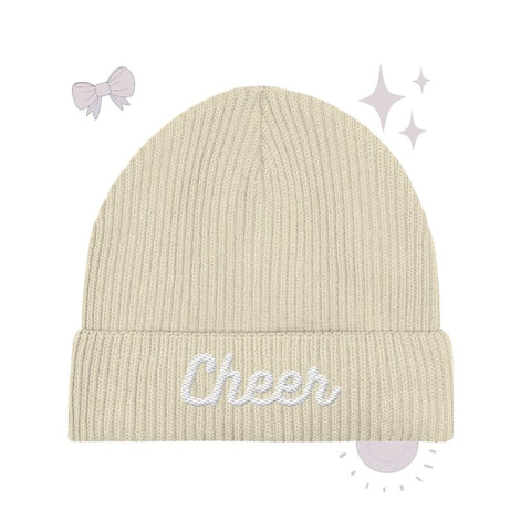 Cheer - Organic Fisherman Beanie Kappen & Mützen cheer shop Natural One Size 