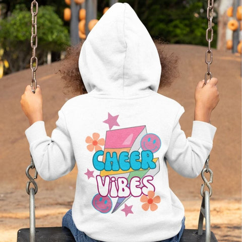 Cheer Vibes - Kids Organic Hoodie Kids & Babys cheer shop 