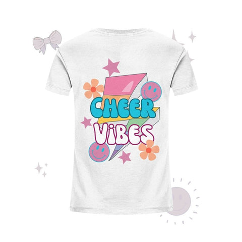 Cheer Vibes - Kids Organic Shirt Kids & Babys cheer shop 