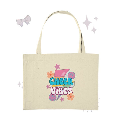 Cheer Vibes - Organic Shopping-Bag Taschen cheer shop Natural ca. 49x37 