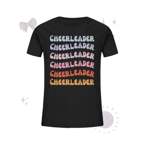 Cheerleader - Kids Organic Shirt Kids & Babys cheer shop Black 98/104 (3-4) 