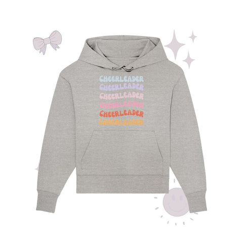 Cheerleader - Organic Oversize Hoodie Hoodies cheer shop Heather Grey S 