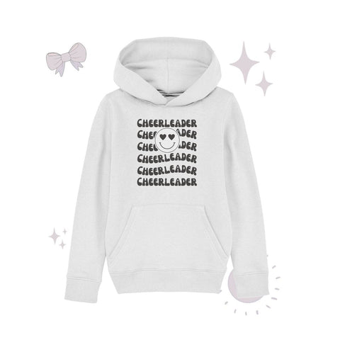 Cheerleader Smile - Kids Organic Hoodie Kids & Babys cheer shop 