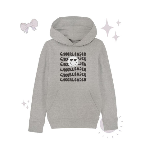 Cheerleader Smile - Kids Organic Hoodie Kids & Babys cheer shop 