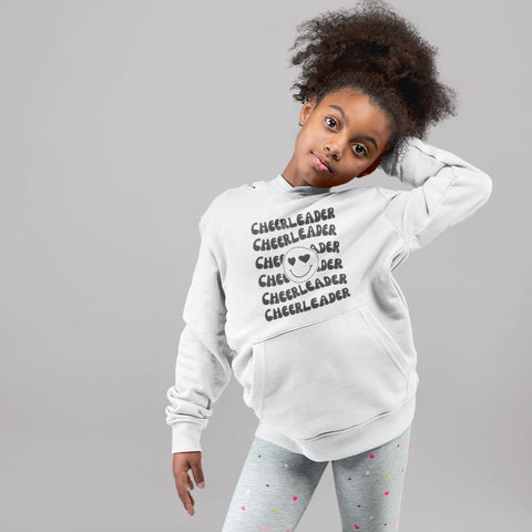 Cheerleader Smile - Kids Organic Hoodie Kids & Babys cheer shop 