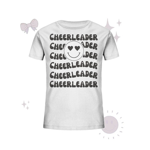 Cheerleader Smile - Kids Organic Shirt Kids & Babys cheer shop White 98/104 (3-4) 