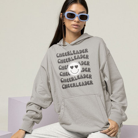 Cheerleader Smile - Organic Oversize Hoodie Hoodies cheer shop 