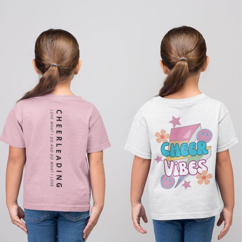 Cheerleading Love What I Do - Kids Organic Shirt Kids & Babys cheer shop 